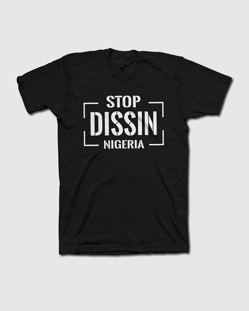Stop Dissin Nigeria 3 Black